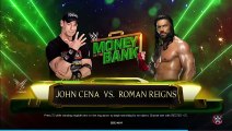 John Cena VS Roman Reigns Money in The Bank WWE
