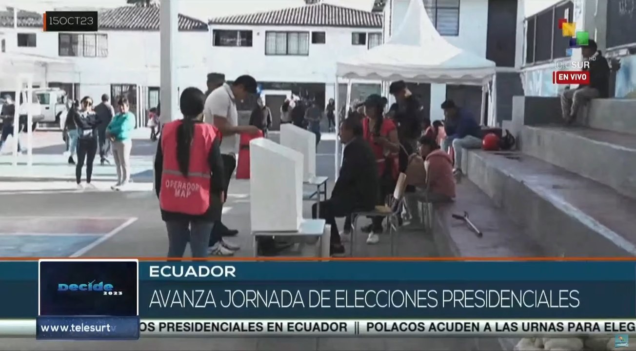 teleSUR Noticias 15-10 11:30: Ecuador efectúa segunda vuelta electoral