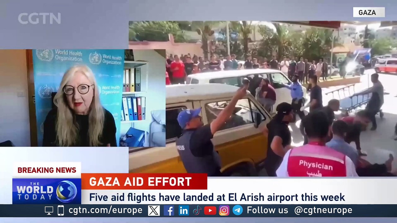 WHO: We are standing by with a large contingent of supplies waiting to be let in