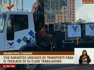 Bolívar | CVG garantiza 13 unidades de transporte para el traslado de su clase trabajadora