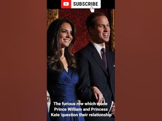 The furious row which made Prince William and Princess Kate 'question their relationship'