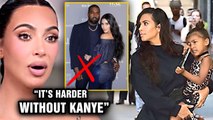 Kim Kardashian Admits She's Struggling Without Kanye West