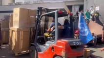 UNRWA, Şifa Hastanesi'ne acil tıbbi yardım malzemeleri gönderdi