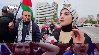 Palestine protester exposes the false narrative propaganda that has been spread by Israel during a vigil held in Mississauga Canada in solidarity with the Palestinian people in #GazaCity #IsrealPal