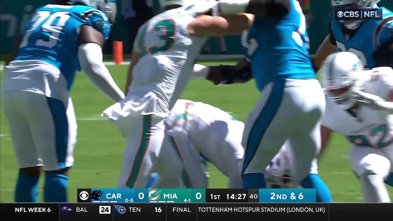 Dolphins edge rusher Bradley Chubb already wreaking havoc on the rookie!