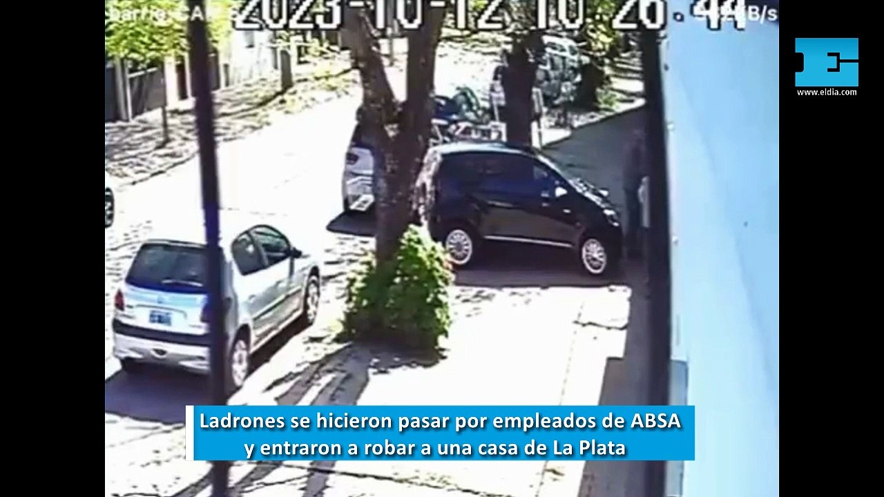 Ladrones se hicieron pasar por empleados de ABSA y entraron a robar a una casa de La Plata