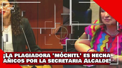 Download Video: ¡VEAN! ¡La plagiadora ‘Móchitl’ es hecha añicos por la secretaria Luisa Alcalde por atacar a AMLO!