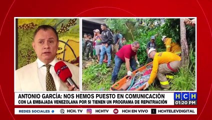 "Ya hablé con la embajadora de Venezuela para ver cómo les ayudamos": Vicecanciller hondureño acerca de migrantes fallecidos en accidente de bus