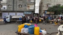 Gaza se queda sin agua por falta de energía, mientras siguen evacuaciones y bombardeos