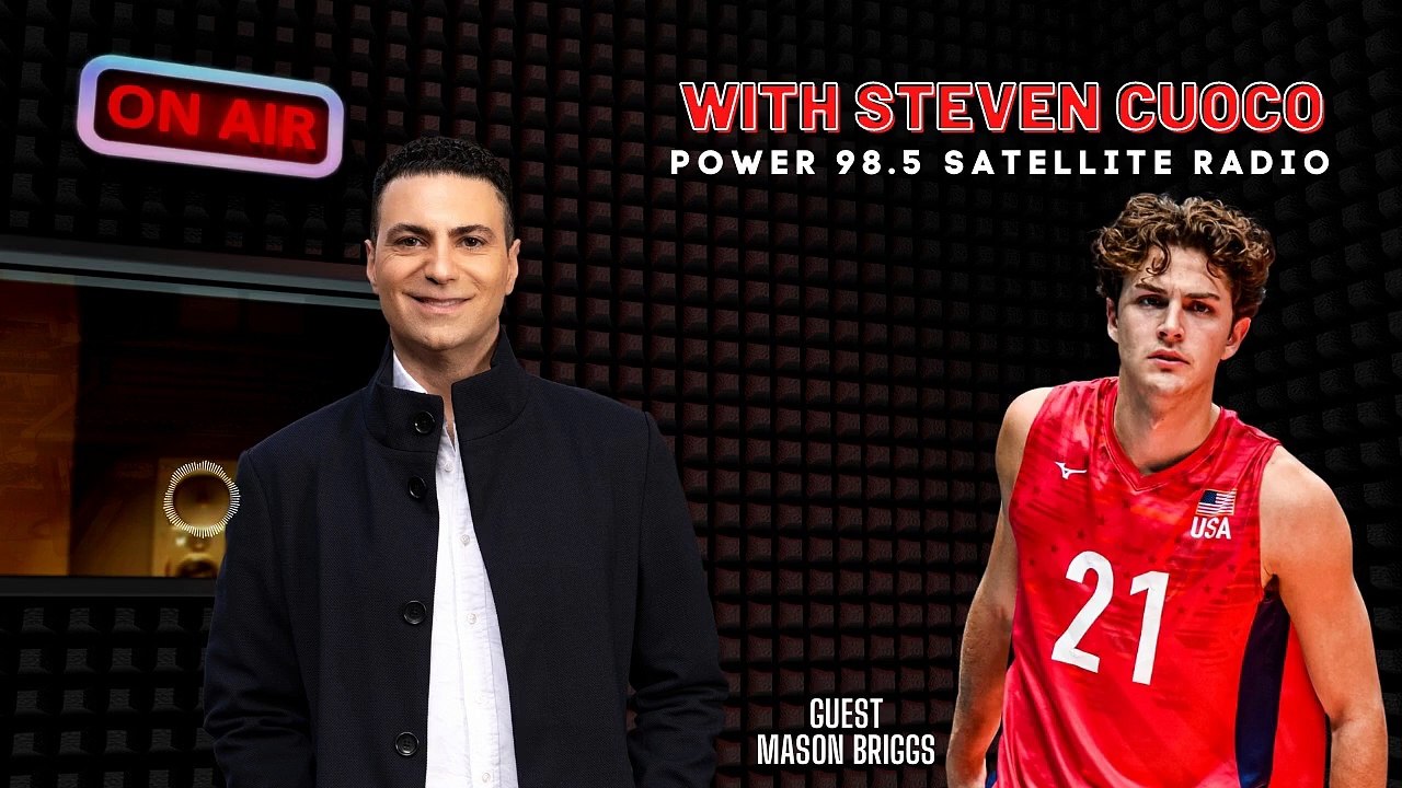 Team USA and College Volleyball athlete Mason Briggs featured on Live On Air with Steven Cuoco