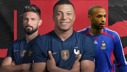 كم هدف يحتاجه مبابي للصدارة؟    أفضل 10 هدافين في تاريخ منتخب فرنسا