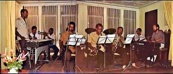 'All of me' - Jazz Club Paramaribo, Featuring its singer & quintet, at the  Moengo Concert (part 1), Staff Building 'Casablanca', 01-08-1981