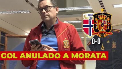 La reacción y el cántico de Roncero al ver clasificada a España para la Euro 2024