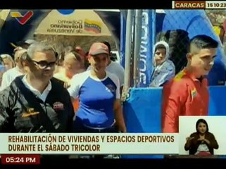 GMBNBT reinaugura cancha deportiva en el barrio 19 de Abril parroquia El Valle
