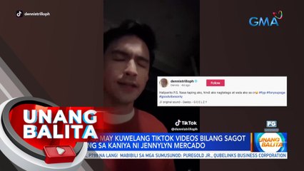 Dennis Trillo, may kuwelang TikTok videos bilang sagot sa pagbuking sa kaniya ni Jennylyn Mercado | UB