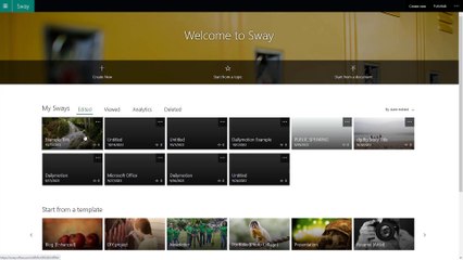 Microsoft Sway Course Section 23 Duplicating Sway