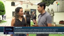 Ciudadanos ecuatorianos en México ejercen su derecho al voto
