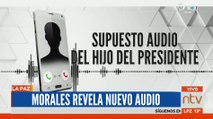 Morales revela nuevos audios