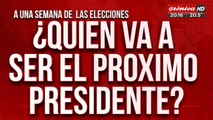 A una semana de las elecciones, la urna de Crónica llegó a calle Corrientes
