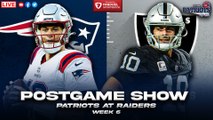 LIVE: Patriots vs Raiders Week 6 Postgame Show