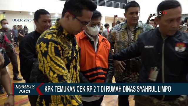 KPK Dalami Temuan Cek Rp 2 Triliun di Rumah Dinas Eks Mentan Syahrul Yasin Limpo