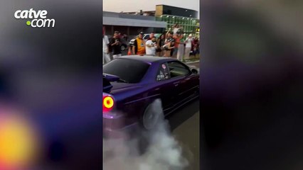 Dono de Skyline é detido por fazer manobras irregulares perto da PM