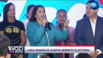 Elecciones 2023: Luisa González acepta derrota electoral