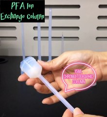 PFA ion exchange column peptides can be separated using an ion-exchange column