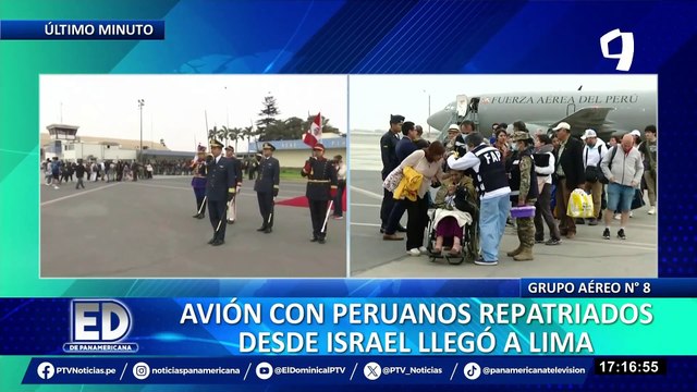 Guerra en Israel: arriban a la capital 25 peruanos repatriados desde el medio oriente