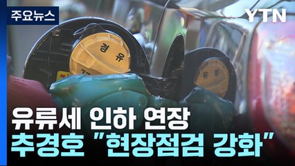 유류세 인하·경유 보조금 연말까지 연장 / YTN
