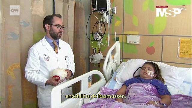 Proeza médica: cirujanos desconectan mitad del cerebro de una niña de 6 años - #MSP