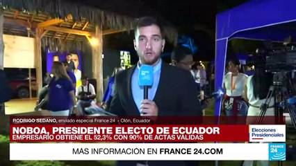 Informe desde Olón: Ecuador ha elegido a Daniel Noboa Azín como su nuevo presidente