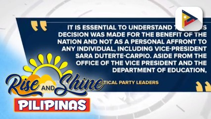 House political party leaders, pumalag sa pagbanta ni Ex-Pres. Duterte kay Rep. Castro