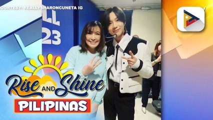 TALK BIZ | Megastar Sharon Cuneta, full fangirl mode nang makaharap ang K-pop artist na si Taemin!