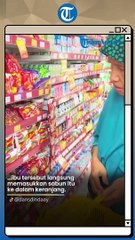 Tak Mau Membebani Anaknya, Ibu Ini Terus Minta Izin setiap Mau Ambil Barang di Minimarket