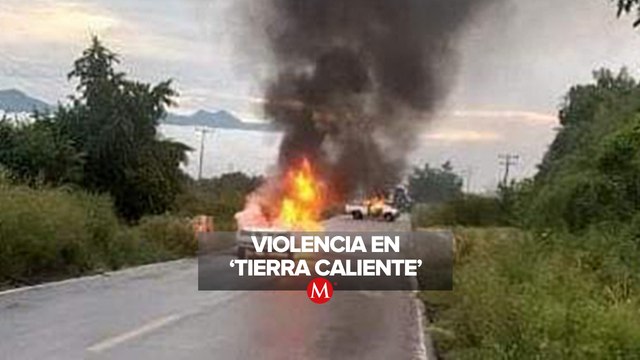 Se reportan nuevos bloqueos en carretera Apatzingán-Aguililla en Michoacán