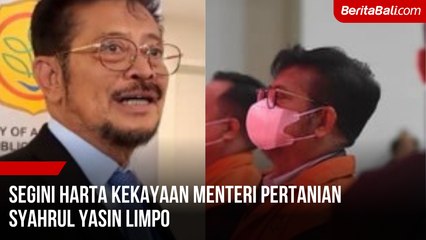 Segini Harta Kekayaan Menteri Pertanian Syahrul Yasin Limpo