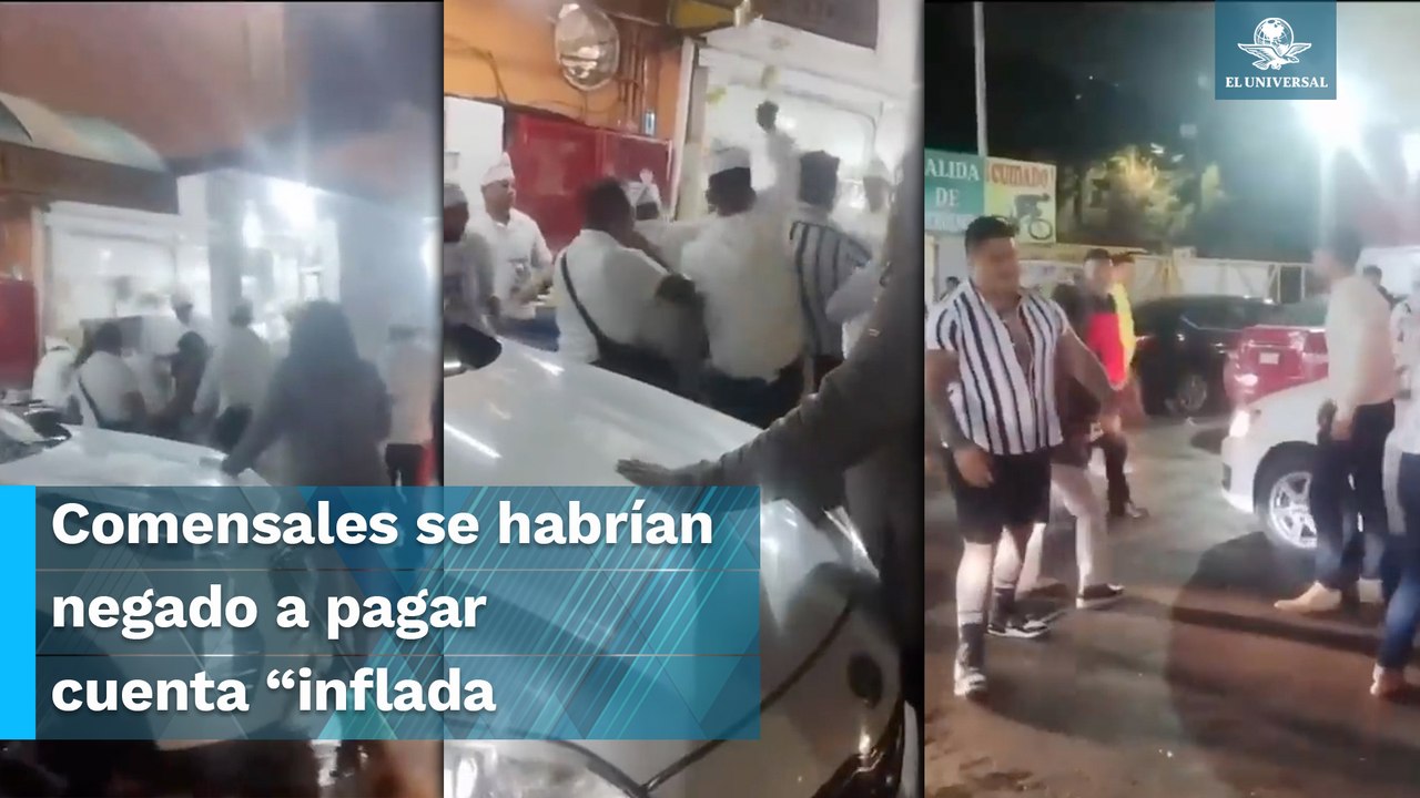 Agreden meseros a comensales en taquería "El Borrego Viudo"