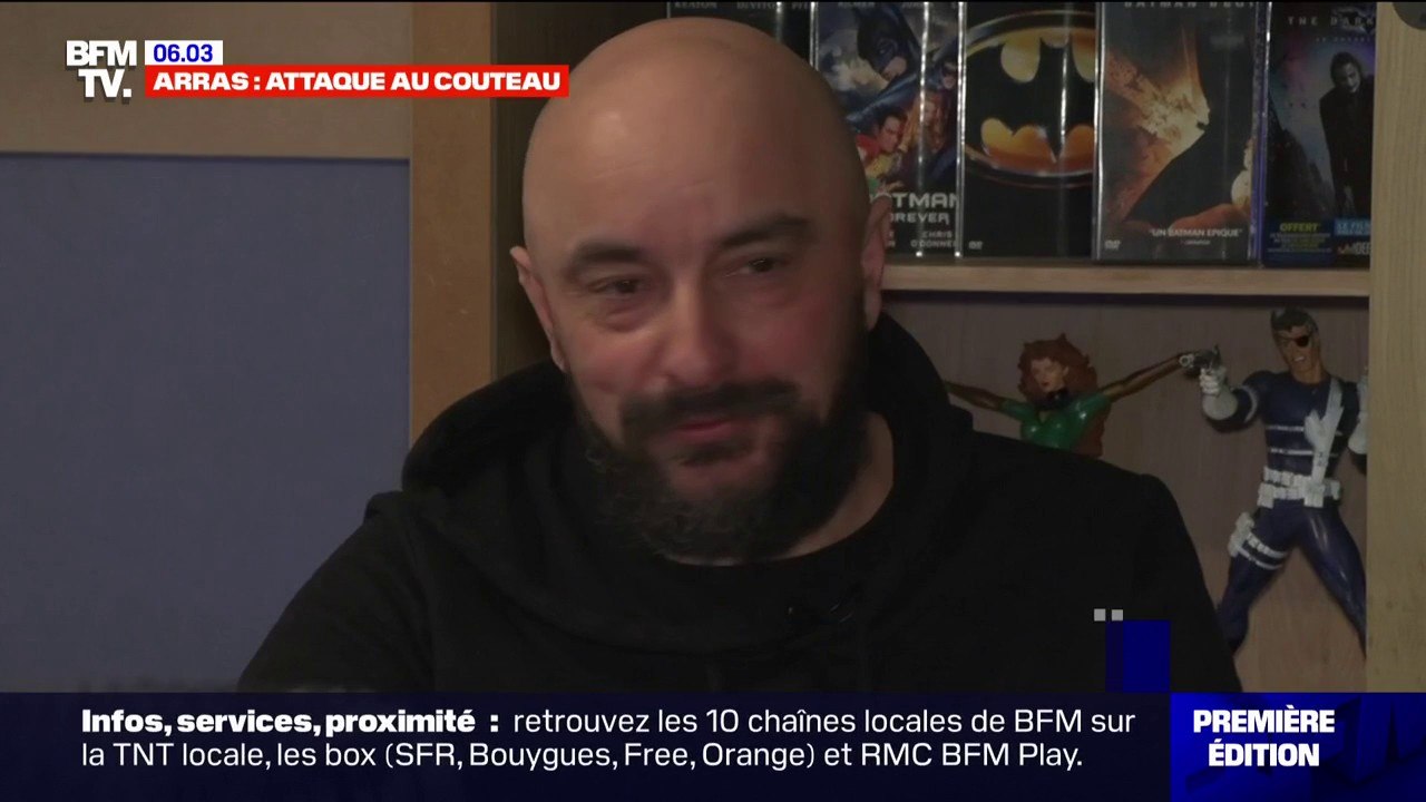 "J'ai pris une chaise sans réfléchir et je suis sorti": un agent d'entretien du lycée Gambetta d'Arras raconte l'attaque au couteau