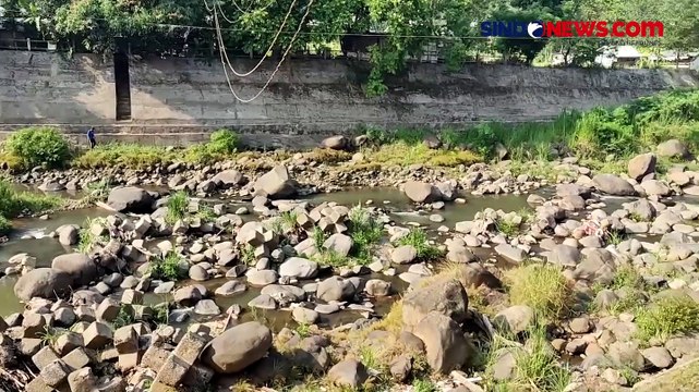 Kemarau Panjang, Air di Bendungan Katulampa Menyusut Drastis