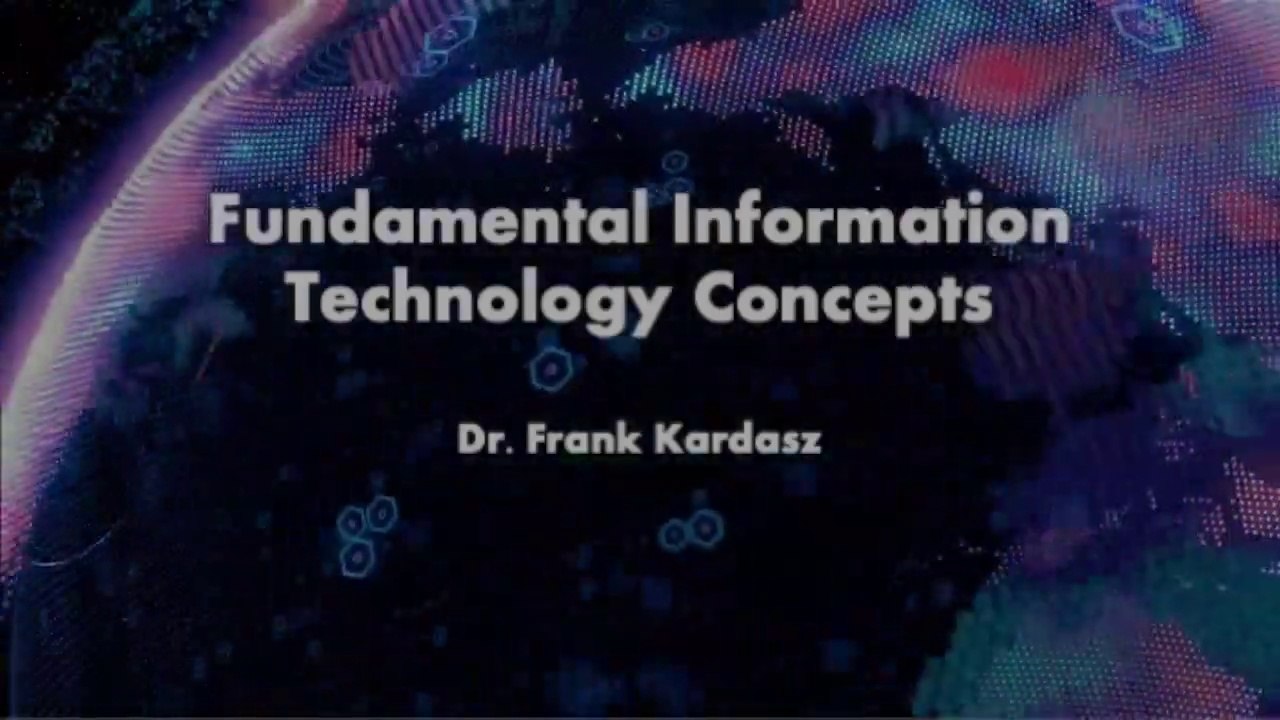 Fundamental information technology concepts introduction dr frank