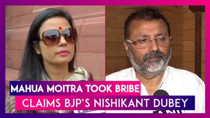 Mahua Moitra Took Bribe To Ask Questions In Parliament, Claims BJP Leader Nishikant Dubey