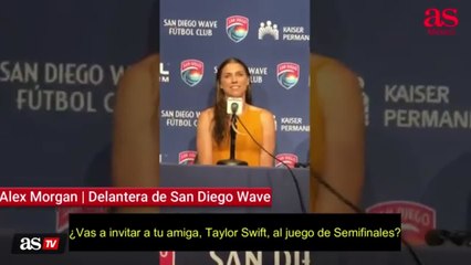 Alex Morgan on Taylor Swift invite