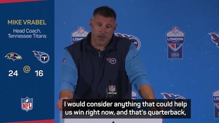 Titans coach despairing over team's 'fundamentals' after loss to Ravens