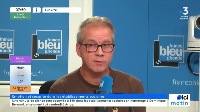 Reynald Diranzo, secrétaire académique du Syndicat national Force ouvrière lycées et collèges