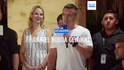 Staatsoberhaupt mit 35: Daniel Noboa sagt Ecuadors Rauschgifthandel den Kampf an