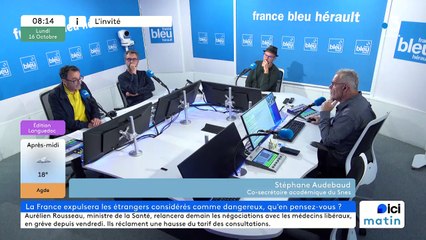 Stéphane Audebaud, co-secrétaire académique du syndicat Snes