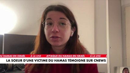 Chloé Ghnassia, sœur d'un soldat franco-israélien tué : «En plus d'avoir sauvé des civils, il a également sauvé toute son unité»