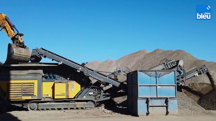 3/5 : le process de tri des graviers, sable et autres déchets