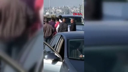 Büyükçekmece'de düğün konvoyunda kavga çıktı